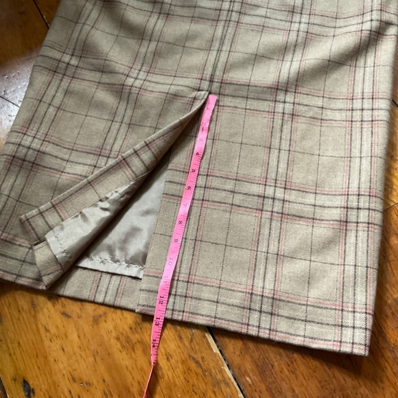 Pendleton Women's 100% Virgin Wool Plaid Maxi Skirt Size 12 Made in USA Vintage - Picture 5 of 9